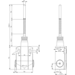 3SE5122-0CR01 SIEMENS Positionsschalter metall, 56mm Federstab, Sprungkontakte Produktbild Additional View 2 S