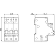 5SY4335-7 SIEMENS LS-Schalter C35 10kA 3pol. Produktbild Additional View 2 S