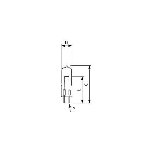 871150040981250 PHILIPS-LICHT Projektor- Lampe 7023 100W GY6.35 12V 1CT/10X10F Produktbild Additional View 1 L