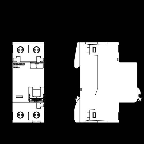 5SV3311-6 SIEMENS FI-Schutzschalter 16A 1+N-POL 30MA 230V Produktbild Additional View 2 L