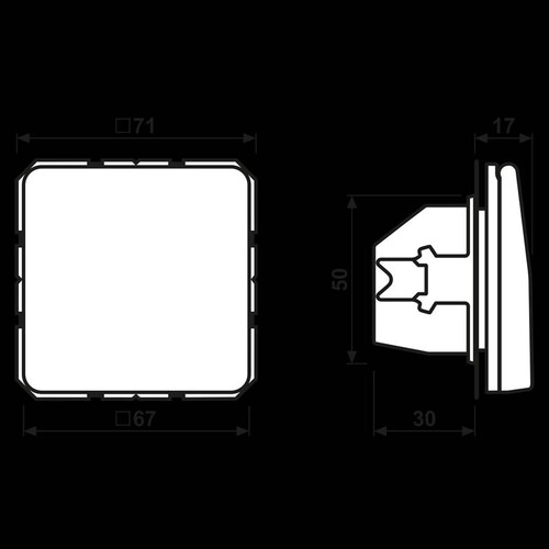 CD1520BFKIKLGR JUNG Schuko-Steckdose mit Klappdeckel Produktbild Additional View 1 L