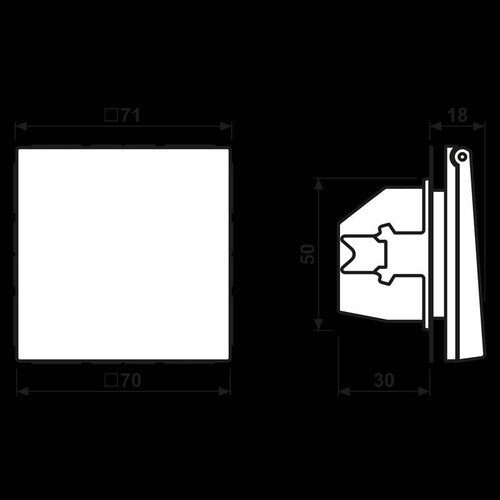 ES1520KL JUNG Schuko-Steckdose mit Klappdeckel, 1-fach, edelstahl Produktbild Additional View 1 L