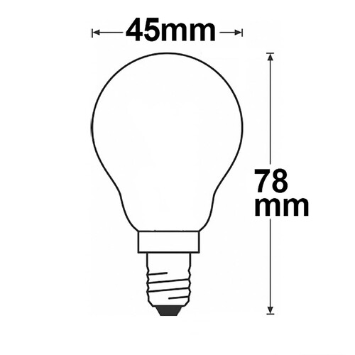 112442 ISOLED LED Illu Filament E14 4W 335lm 2700K matt warmweiß dimmbarEEI:A++ Produktbild Additional View 1 L