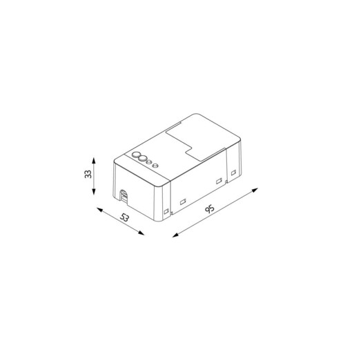 S-24414 BILTON DALI LED DIMMER 4-KANAL MAX. 3A/KANAL Produktbild Additional View 1 L