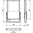 09639700 Philips CoreLine Tempo BVP130 LED260/740 A LED Scheinw. 26000lm 243W Produktbild Additional View 2 S