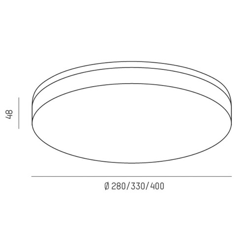 501-r2819150 Molto Luce Muso Deckenauf- bauleuchte weiß LED SYS 18W 3000K Produktbild Additional View 2 L