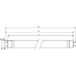 64679000 Philips MAS LEDtube Value G13 600mm HO 8W 830 T8 Glas 1000lm Produktbild Additional View 1 S
