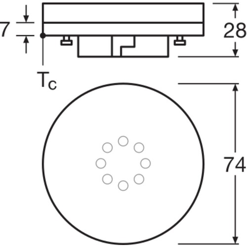 4058075433441 Osram LSGX5340120 4,9W/827 230V GX53 FS1 Produktbild Additional View 3 L