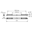 50019899 Philips Feuchtraumleuchten WT120C G2 LED27_45S/840 PSU L1200 Produktbild Additional View 3 S