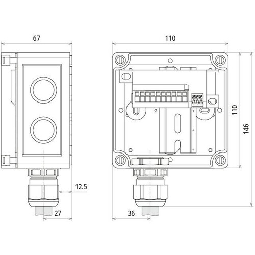 900901 Dehn Netzanschaltkasten Dehncube DCU EMOB 2 16 Produktbild Additional View 5 L