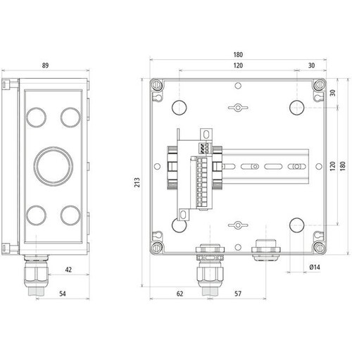 900902 Dehn Netzanschaltkasten Dehncube DCU EMOB 2 25 Produktbild Additional View 4 L