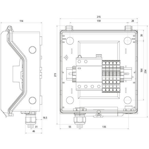 900904 Dehn Netzanschaltkasten Dehncube DCU EMOB 1 32 Produktbild Additional View 3 L