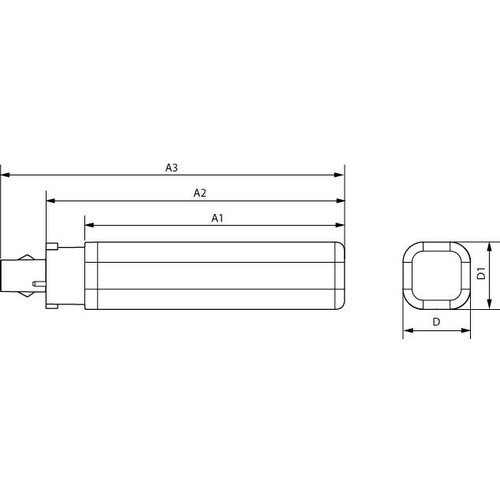 28752500 Philips Lampen CorePro LED PLC 5.9W 840 2P G24d-1 Produktbild Additional View 3 L