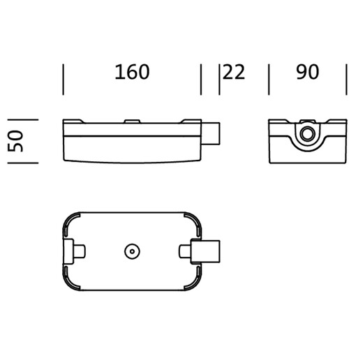 51FC207A410A Siteco POWERBRIK LED IP65 900lm 840 Feuchtraumleuchte Produktbild Additional View 1 L