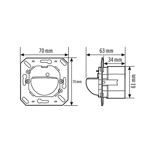 EM10410017 Esy-Lux PD 180i/R Präsenz- melder UP Produktbild Additional View 1 L