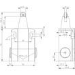 3SE5122-0CD02 Siemens Positionsschalter m. Rollenstößel Sprungschaltglied 1S 1Ö Produktbild Additional View 2 S