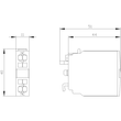 3RH19212CA01 Siemens HILFSKONTAKT Cage Clamp Produktbild Additional View 2 S