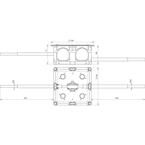 476010 Dehn Blitzschutz UP Trennstellen kasten Produktbild Additional View 1 L