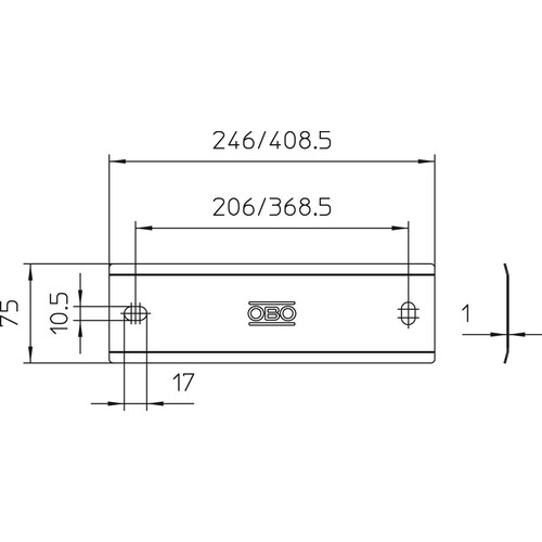 5015884 OBO Abdeckhaube 1802/AH10 Edelstahl Produktbild Additional View 1 L