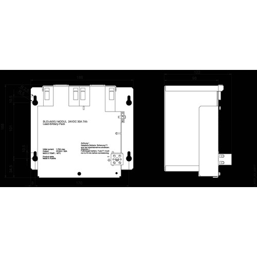 6EP1935-6ME21 SIEMENS Batteriemodul 7Ah Produktbild Additional View 2 L