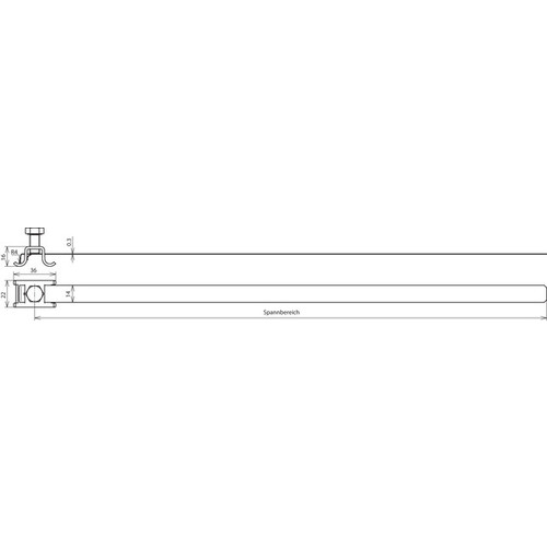 200029 Dehn Leitungshalter Niro Regenfallrohr Produktbild Additional View 2 L