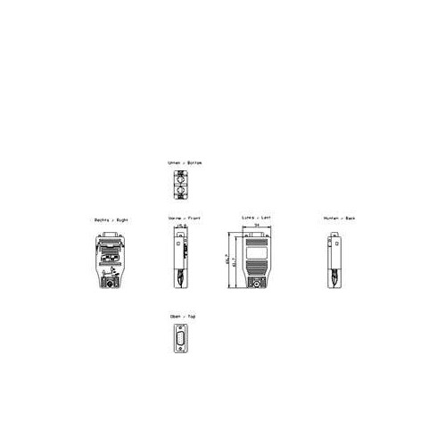 6GK1500-0FC10 Siemens PB FC RS 485 Plug 180 Profibusstecker Produktbild Additional View 1 L