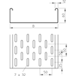 6055206 OBO Kabelrinne gelocht 60x200x3000 verzinkt MKS620 Produktbild Additional View 1 S