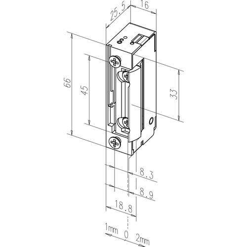 118E--------A71 EffEff Türöffner 118 FaFix E,HZ 10-24V univ. Produktbild Additional View 1 L