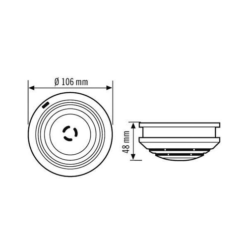 ER10018916 ESYLUX PROTECTOR K230V WEIß RAUCHMELDER Produktbild Additional View 1 L