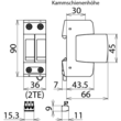 952205 Dehn DG M TN 275 FM Überspannungsableiter Typ 2 Produktbild Additional View 3 S