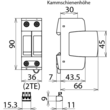 952205 Dehn DG M TN 275 FM Überspannungsableiter Typ 2 Produktbild Additional View 2 S