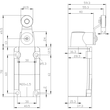 3SE5112-0CH01 SIEMENS SIRIUS Positions- Schalter Metall 40mm Schwenkhebel Produktbild Additional View 2 S