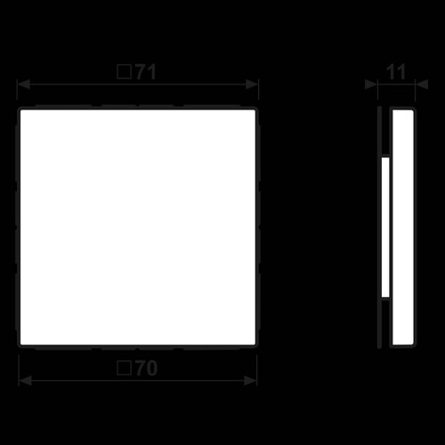 AL2994BAN Jung Blind-Abdeckung LS990 anthrazit Produktbild Additional View 1 L