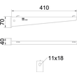 6420634 OBO Wand- und Stielausleger 410mm V2A Edelstahl AWG 15/41 VA4301 Produktbild Additional View 1 S