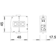 5095603 Obo C 25-B+C Blitzstromableiter zwischen N gegen PE Produktbild Additional View 1 S