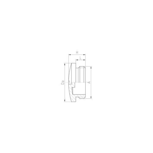 10.1615 PA/SW Jacob Blindverschraubung M16x1,5 Schwarz Produktbild Additional View 1 L