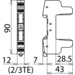 920300 DEHN Blitzductor XT BAS Basisteil 4-pol. Produktbild Additional View 3 S