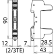 920300 DEHN Blitzductor XT BAS Basisteil 4-pol. Produktbild Additional View 2 S