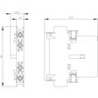 3RH1921-1DA11 Siemens Hilfsschalterblock 1S+1Ö Produktbild Additional View 2 S