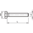 6418317 OBO Sechskantschraube M12x110 Verz. SKS12x110 Produktbild Additional View 1 S