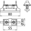 785641 DEHN Sperrelement f. f. NH- Sicherungsunterteil GR.00 Produktbild Additional View 2 S
