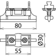 785641 DEHN Sperrelement f. f. NH- Sicherungsunterteil GR.00 Produktbild Additional View 1 S