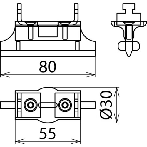 785641 DEHN Sperrelement f. f. NH- Sicherungsunterteil GR.00 Produktbild Additional View 1 L