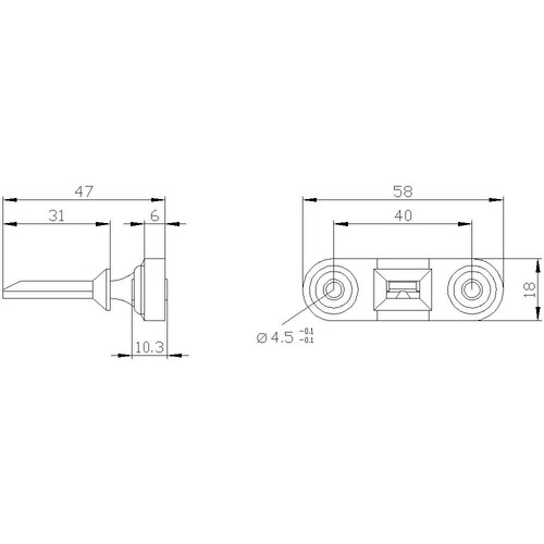 3SE5000-0AV03 SIEMENS GETRENNTER BETÄT. QUERBEFESTIGUNG Produktbild Additional View 1 L