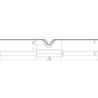 308150 DEHN Dehnungsband 4x30x1mm L 700mm NIRO zur Überbrückung von Dehnungs Produktbild Additional View 1 S