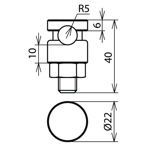 301009 Dehn KS-Klemme Niro 6-10mm Produktbild Additional View 2 L