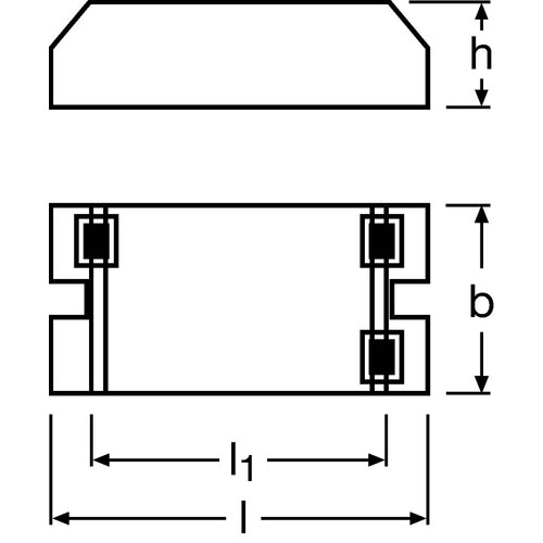 821504 Osram Vorschaltgerät QT-ECO 2x5-11 220-240S Produktbild Additional View 1 L