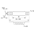 7109202 Obo RWEB 620FS  Endabschluss- blech 60x200mm Produktbild Additional View 1 S