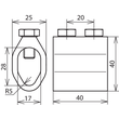 450001 DEHN Trennmuffe AL8-10/16 Produktbild Additional View 1 S