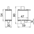 900261 DEHN Überspannungsableiter NH Bauform Typ 2 1pol. 280VAC Produktbild Additional View 3 S